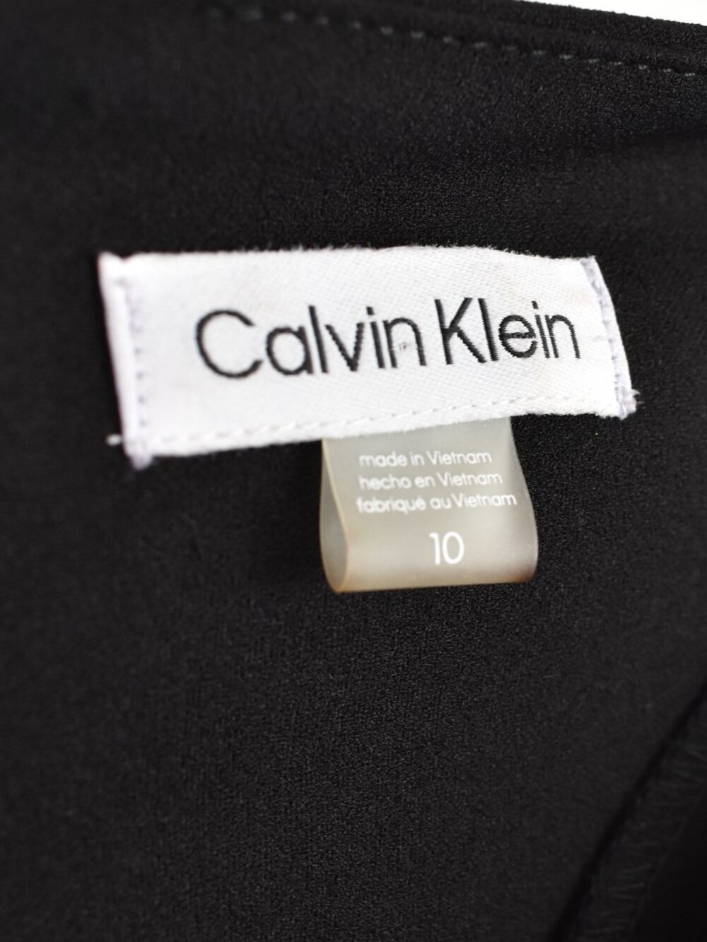 Calvin Klein Ruffle Sleeve Sheath Dress - 10 - Picture 8 of 8